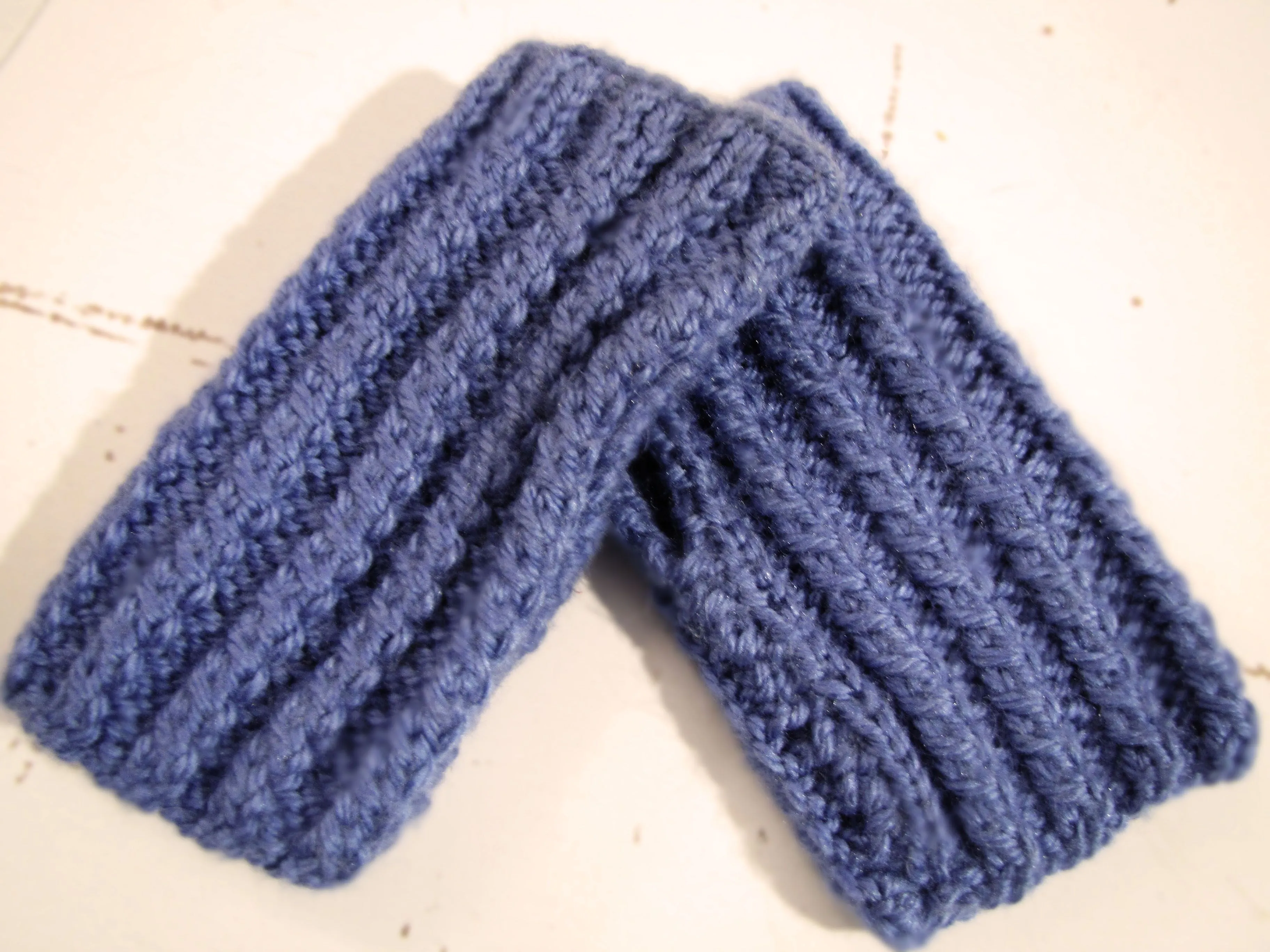 Guantes cortos para aprender a tejer – Learn to knit mittens | Amo ...