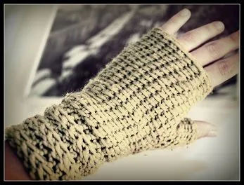 Ahuyama Crochet: Guantes sin Dedos (Mitones) a Crochet - Punto ...