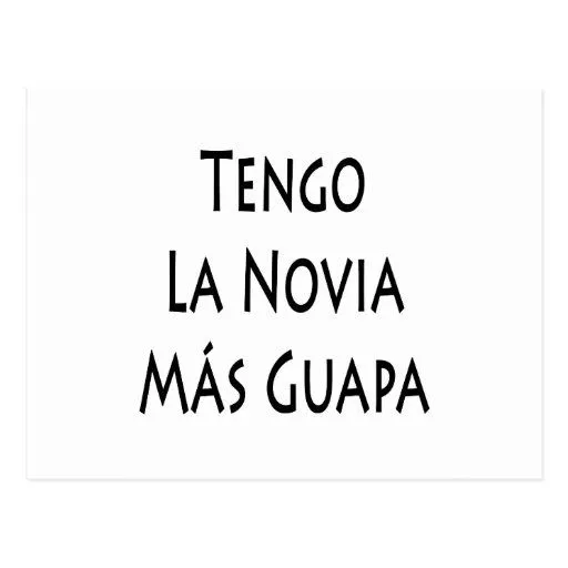 Mas Guapa de Novia del La de Tengo Tarjetas Postales | Zazzle