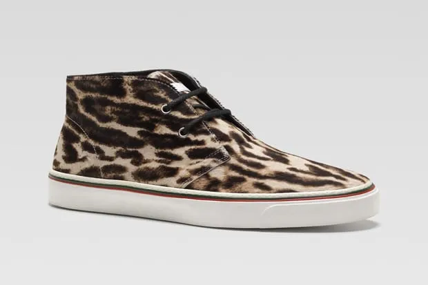 Gucci también apuesta por el leopardo en sus zapatillas ...