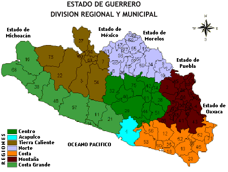 Estado de Guerrero - Wikipedia, la enciclopedia libre