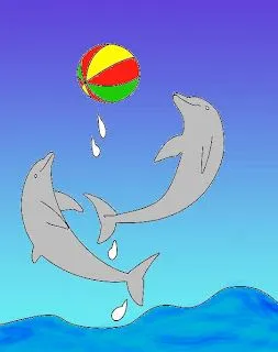 La Guía Infantil: Dibujos de Delfines para imprimir y colorear