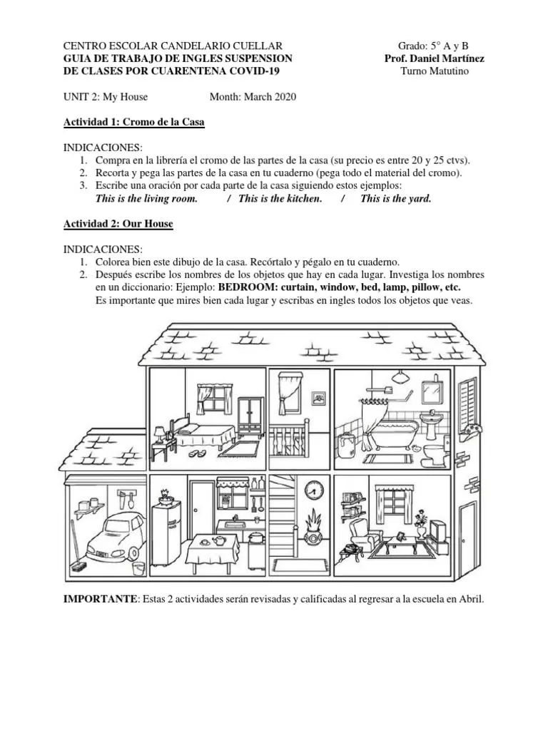 Guia de Ingles 5°B | PDF