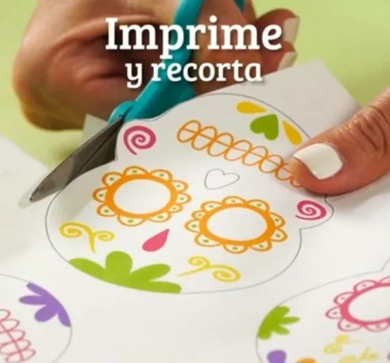 Guirnalda de calaveras paso a paso - Todo Bonito