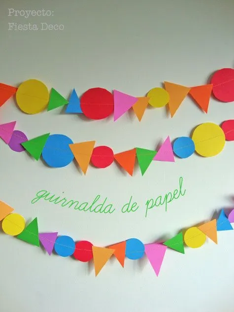 Guirnalda de Papel - marcelina