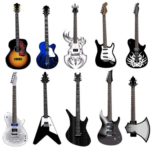 Guitar vector pack