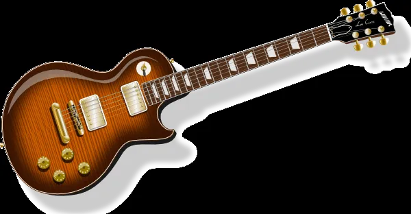 Guitar With Flametop Finish Clip Art at Clker.com - vector clip ...