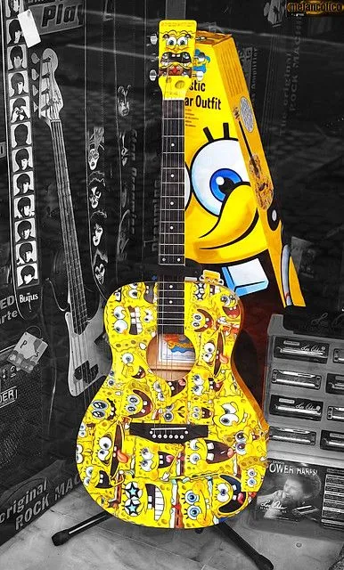 Guitarra Bob Esponja | Flickr - Photo Sharing!