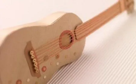 como hacer una guitarra de carton | yosoycreativa