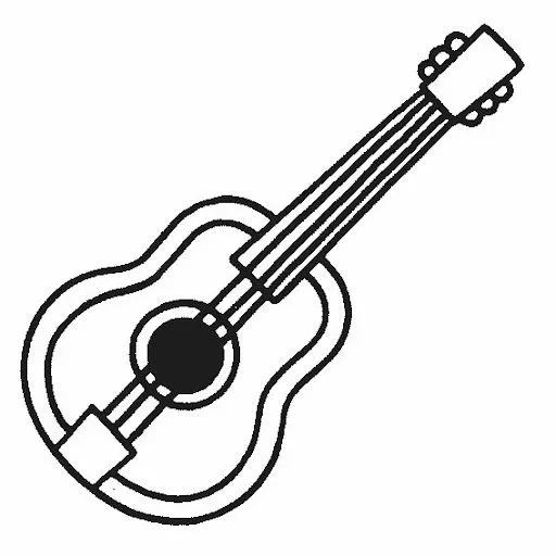 Imagenes de guitarras para dibujar - Imagui