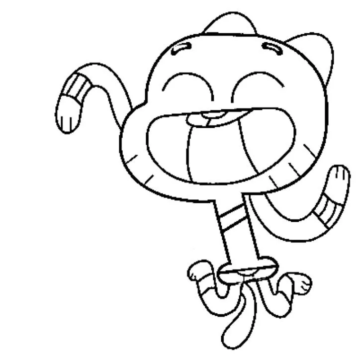 Gumball para colorear