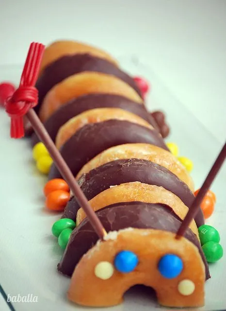 gusano de donuts! | FESTES | Pinterest