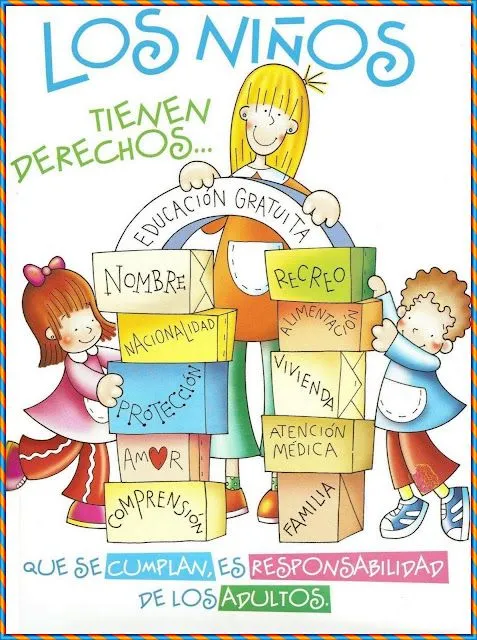 Me gusta la clase de religión: Cartel de los derechos del niño