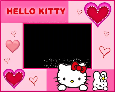 Me gusta la clase de religión: Marcos para fotos de Hello Kitty