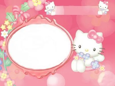 Me gusta la clase de religión: Marcos para fotos de Hello Kitty