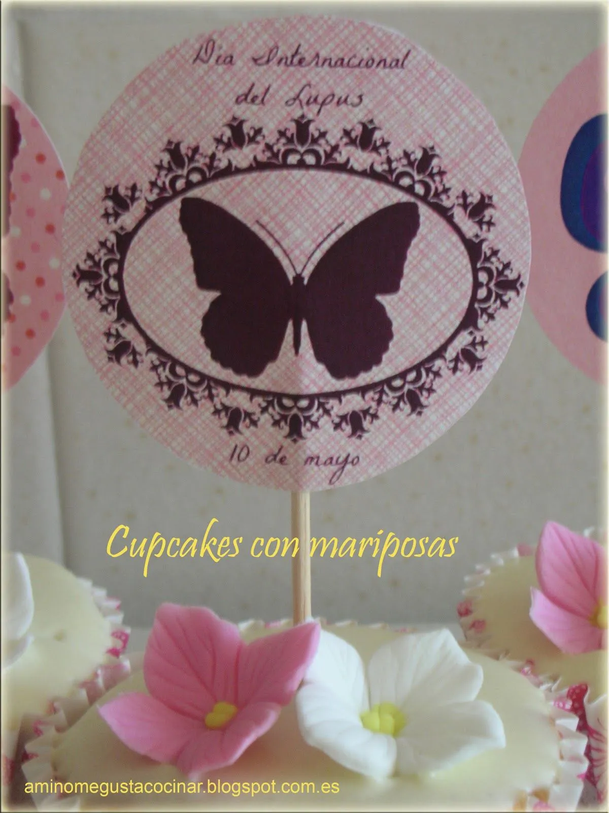 A mí no me gusta cocinar: Cupcakes con mariposas para el Día ...