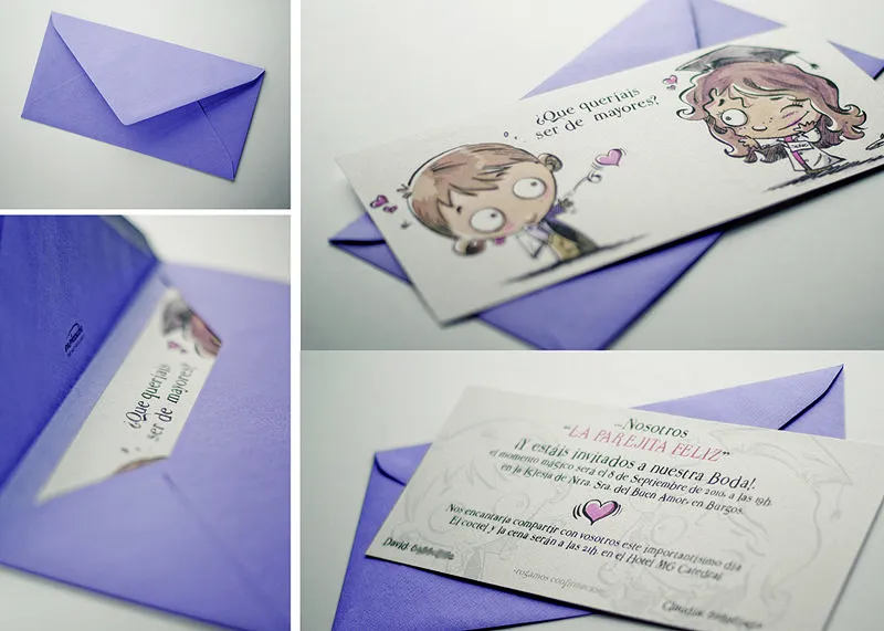 Gustavo Pinela | ILUSTRADOR (Blog): INVITACIONES de BODA ...