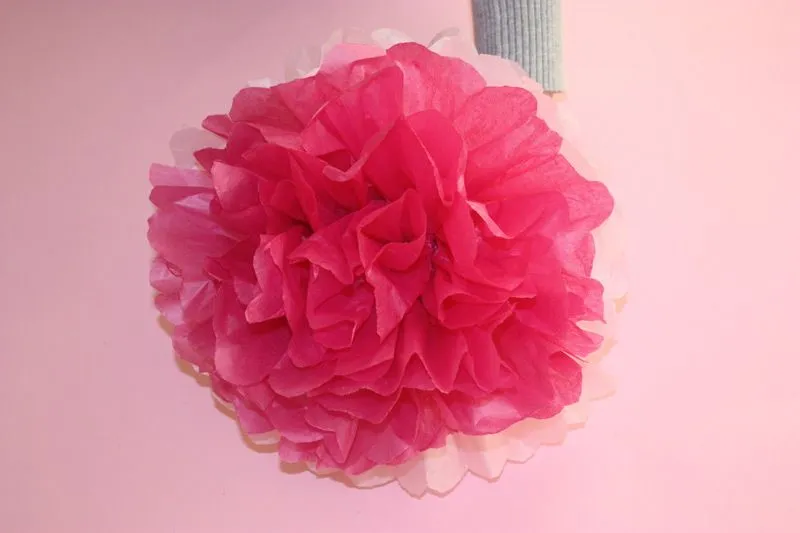 Con mucho gusto: Flores con papel. Tutorial paso a paso