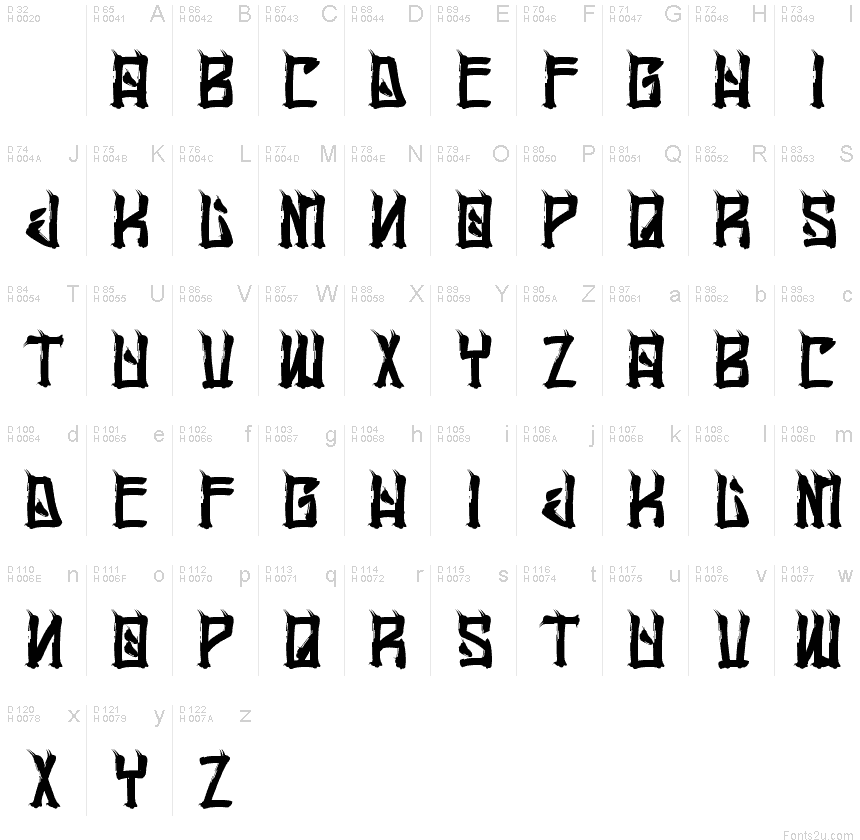 H74 Chingon Regular font