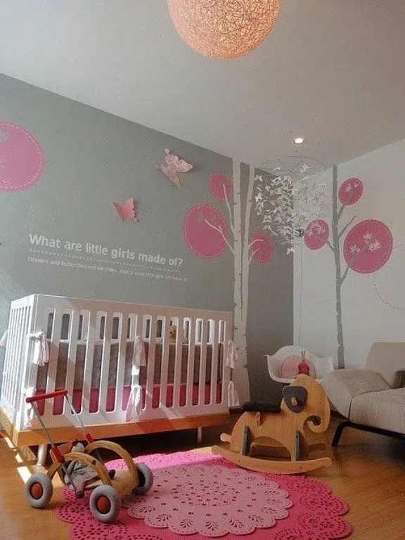 habitacion nina rosa | Decorar tu casa es facilisimo.com