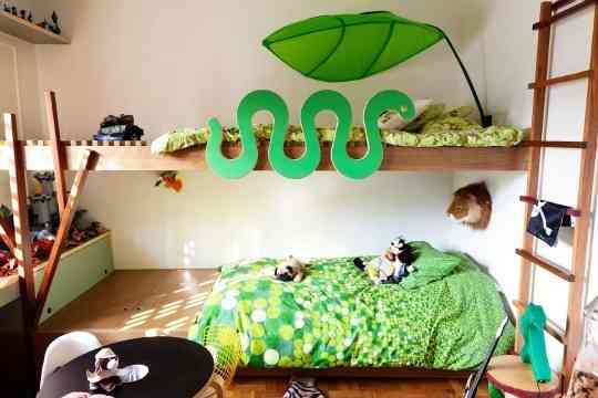 La habitación de los niños, una jungla - Decoración de Interiores ...