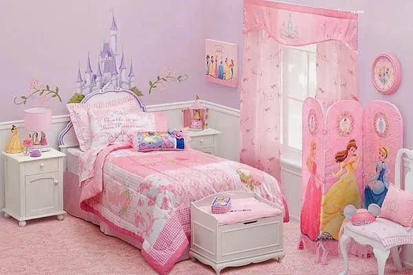 Fotos de habitacion decoradas de princesas de Disney - Imagui