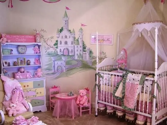 Habitaciones estilo princesa para bebés - Dormitorios colores y ...