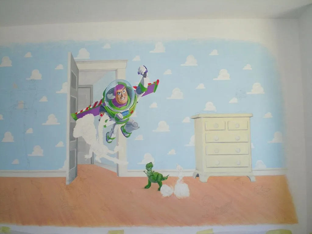 habitaciones pintadas infantiles (4) | Aprender manualidades es ...