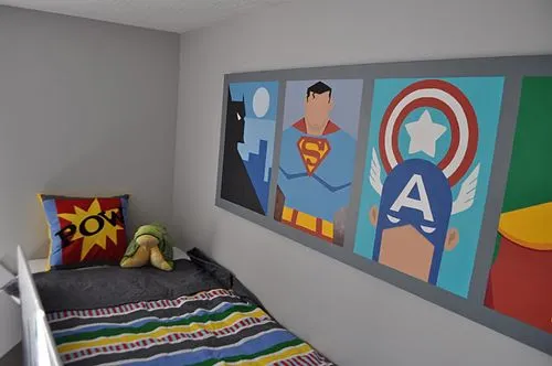 DECORACION SUPERHEROES > Decoracion Infantil y Juvenil, Bebes y Niños