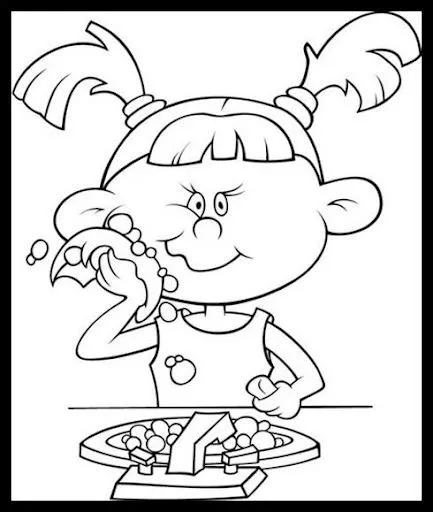 Habitos saludables para colorear - Imagui