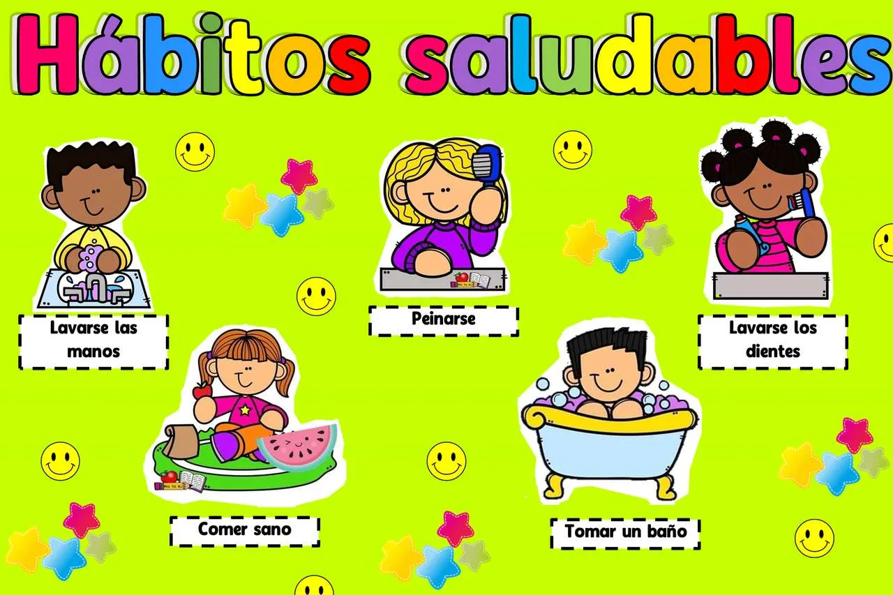 Hábitos saludables - rompecabezas en línea