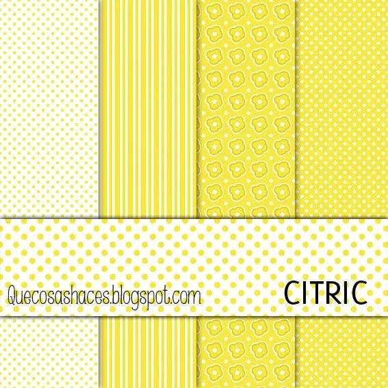 Qué cosas haces: Papel digital Citric - Digital Paper Citric