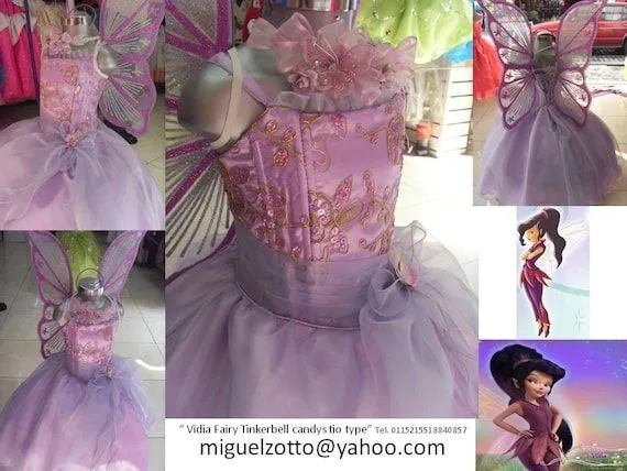 Hada Tinkerbell Vidia disfraces vestido de por miguelzottoyahoocom