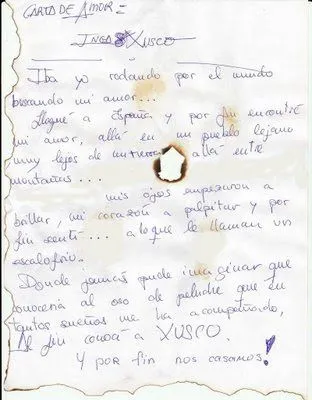 Hadas y Vampirillas: CARTA DE AMOR.