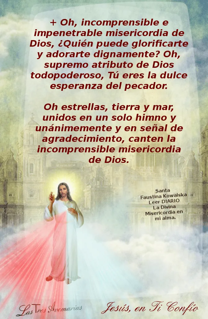 3 Hail Marys: Oracion a la Misericordia (