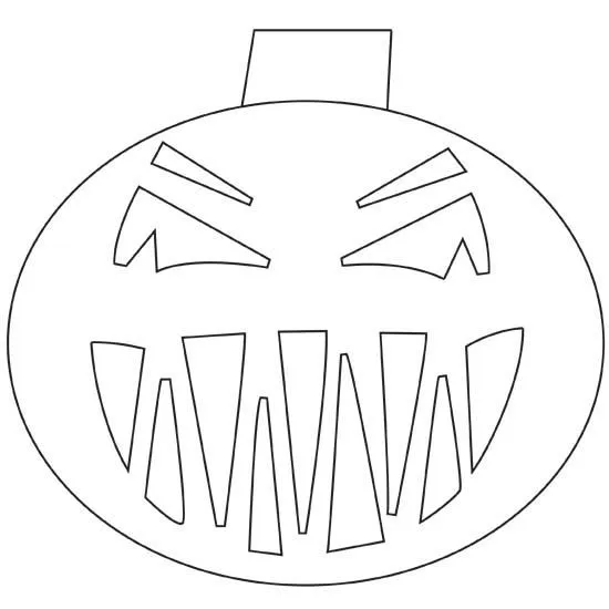 Halloween: calabazas para colorear - Guía de MANUALIDADES