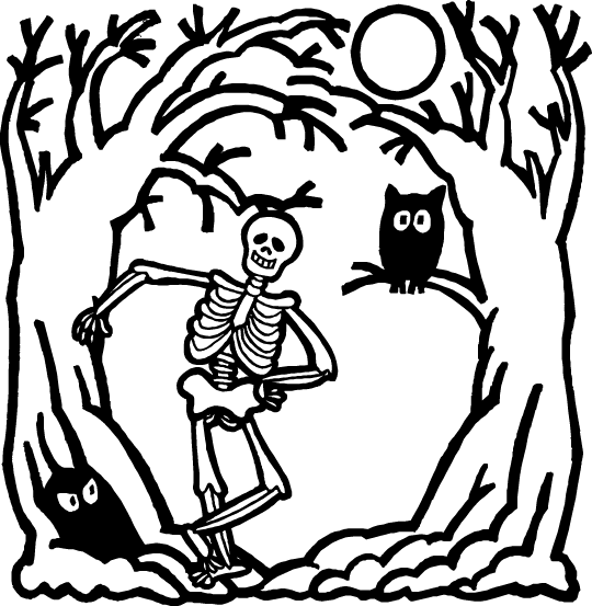 Halloween Coloring Pages - Coloringpages1001.