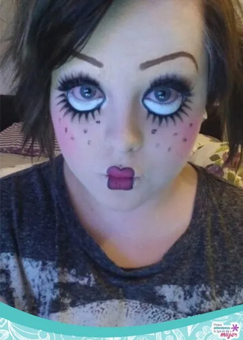 Halloween #Maquillaje #bella #belleza #cortes #cabello #mujer ...