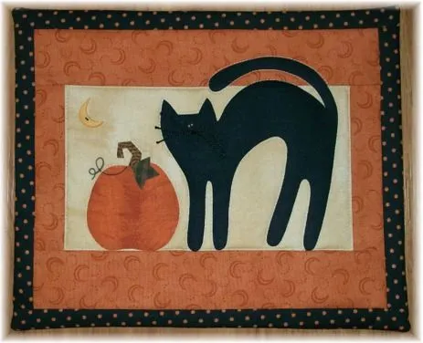 Halloween Mini Quilt from Patchwork & Paint