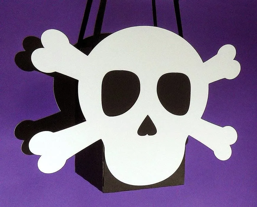 Halloween: Plantillas de Cajas de Calavera. - Ideas y material gratis para fiestas y celebraciones Oh My Fiesta!