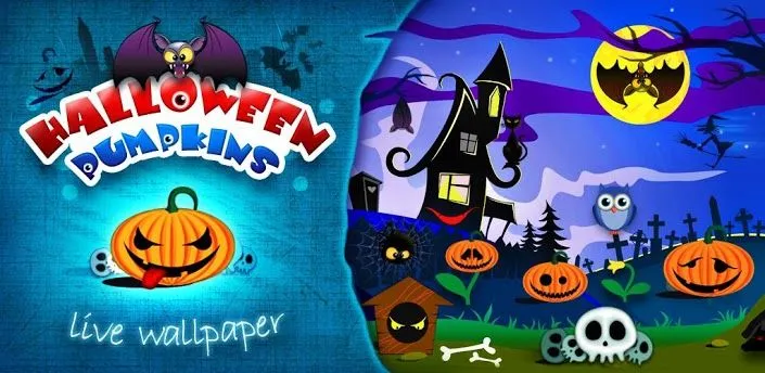 Halloween Pumpkins, un fondo animado de Halloween para tu android ...