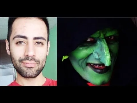 halloween ... swamp witch makeup / maquillaje de bruja - YouTube