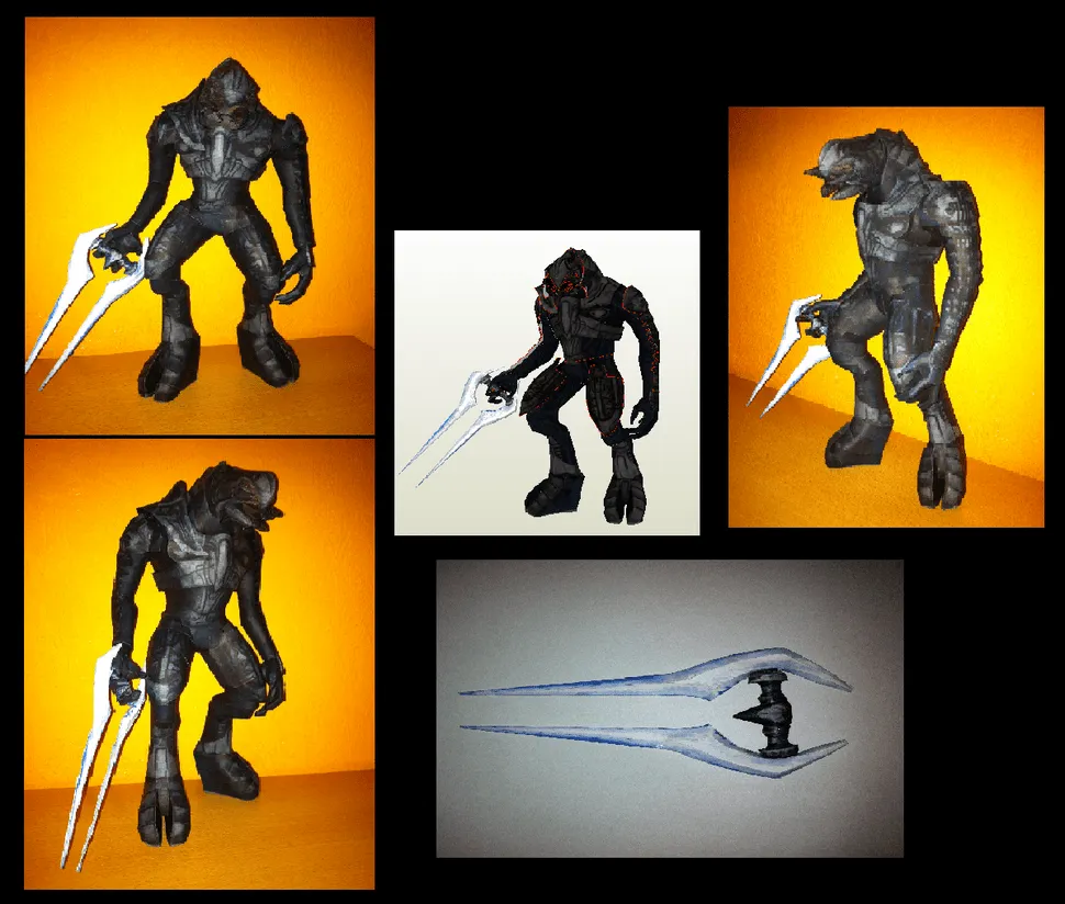 Halo - Arbiter Papercraft by stange1337 on DeviantArt