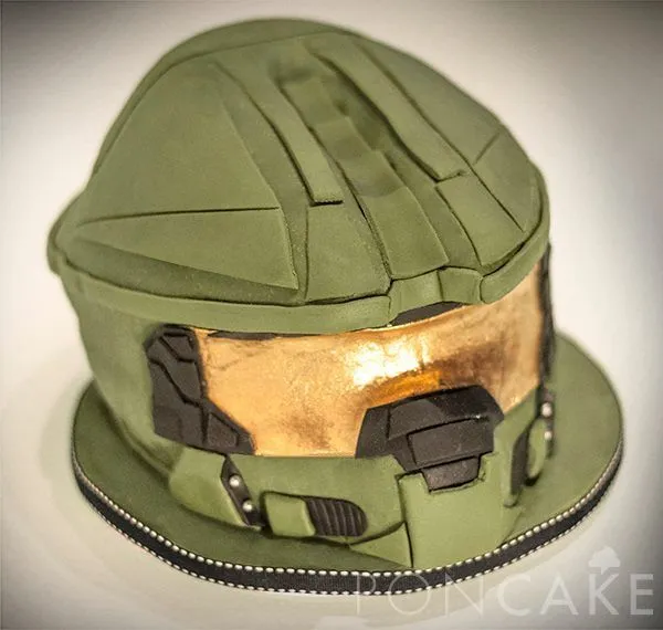Halo Helmet Cake - Torta de Casco de Halo | Cakes for Boys ...