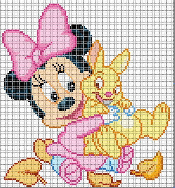 Mickey Mouse on Pinterest | Punto Croce, Perler Beads and Minnie Mouse