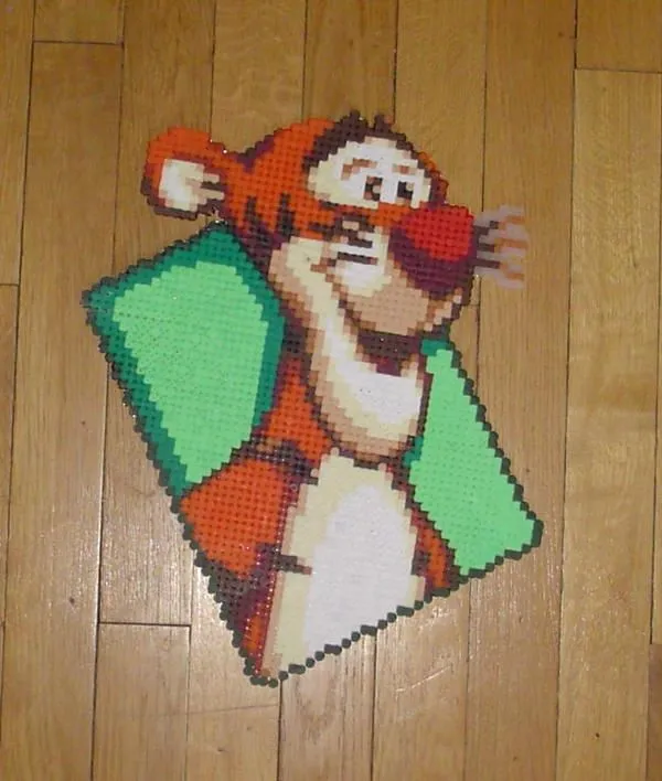 Hama Beads - Tigger by ~acidezabs on deviantART