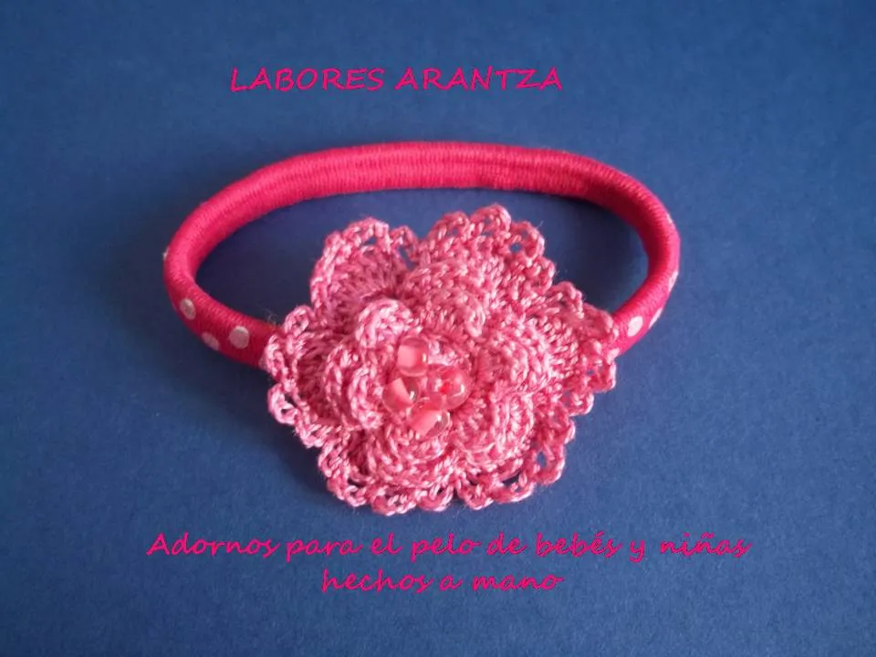 Handmade by Arantza Rivas: Adornos para el pelo de bebés y niñas