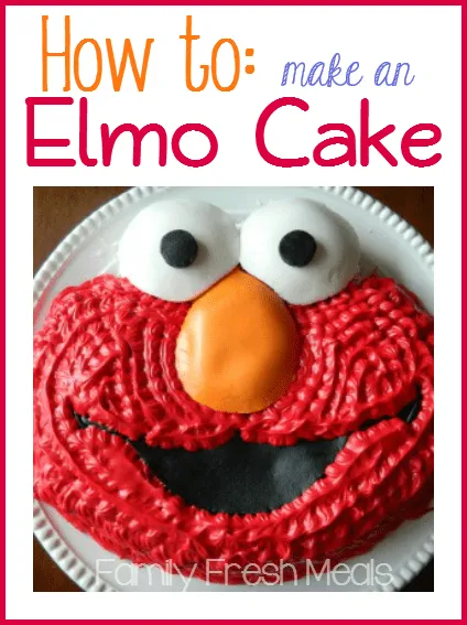 Happy 2nd Birthday! Elmo Cake - Family Fresh Meals