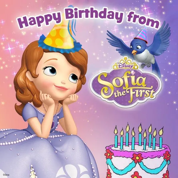 Happy Birthday from #SofiaTheFirst! | PRINCESA SOFIA | Pinterest