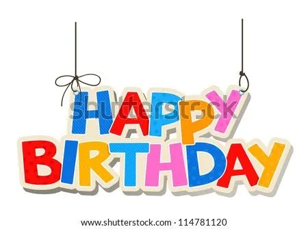 Happy Birthday Greetings Ilustración vectorial en stock 114781120 ...